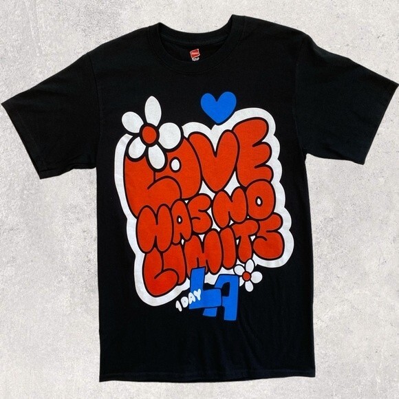 Love Has No Limits Black Tee - Unisex Tee - Small - Picture 1 of 4